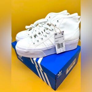 Adida originals Women’s Nizza Platform Mid Sneaker